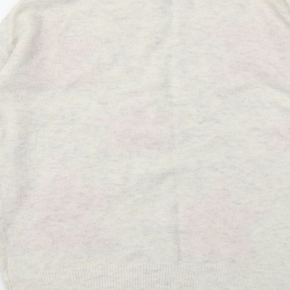 F&F Womens Ivory Argyle/Diamond  Pullover Jumper Size 6