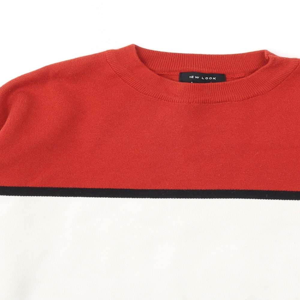 Womens UK Size S New Look Multicoloured Pullover Jumper