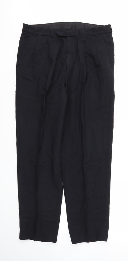 M&S Mens Blue   Trousers  Size 34 L31 in