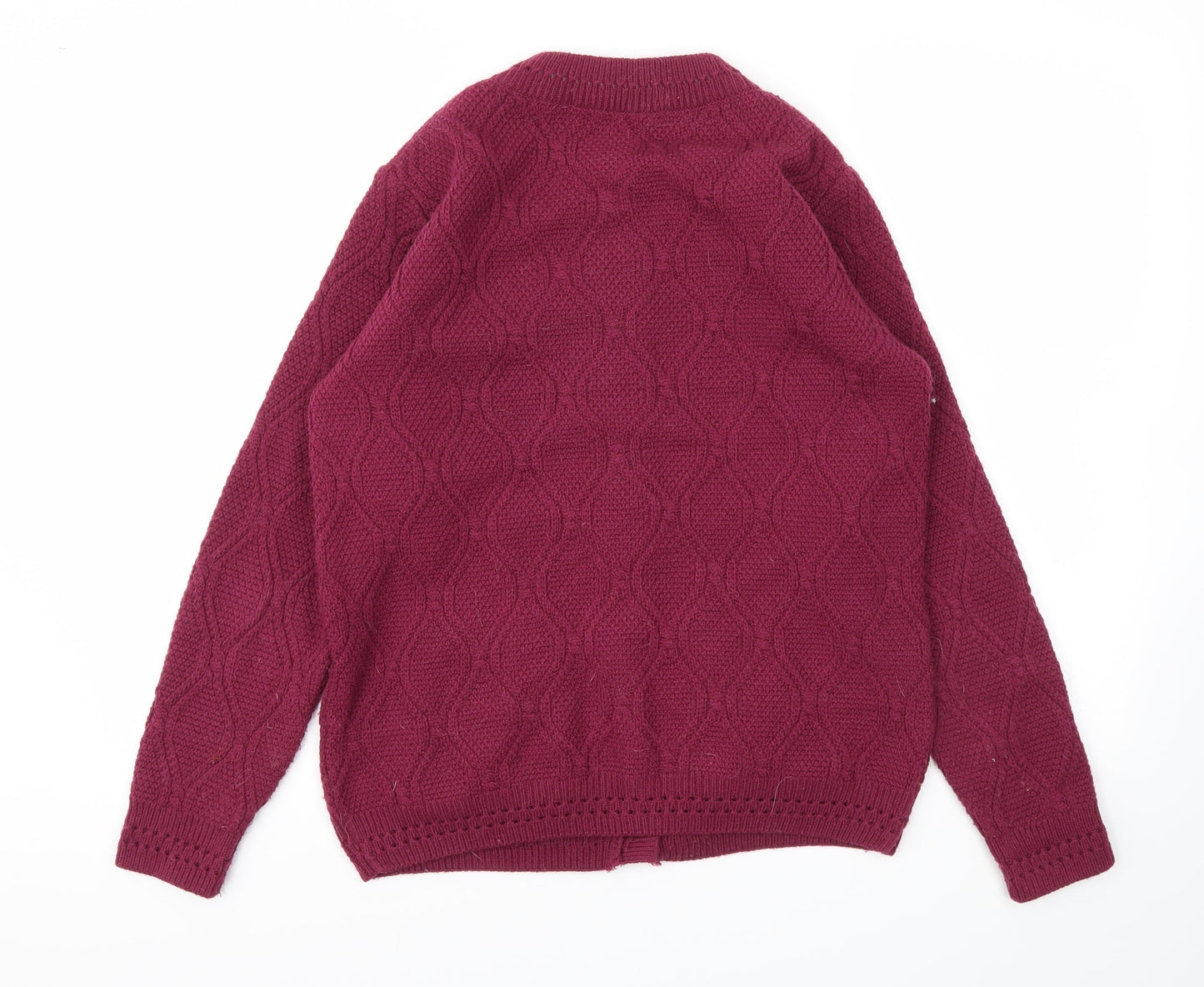 VIDE VI Womens Purple   Cardigan Jumper Size 14