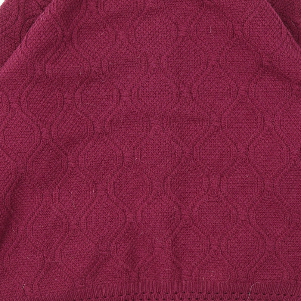 VIDE VI Womens Purple   Cardigan Jumper Size 14