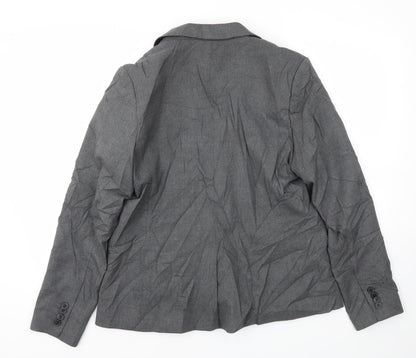 Womens UK Size 40 Preworn Regular Grey Blazer