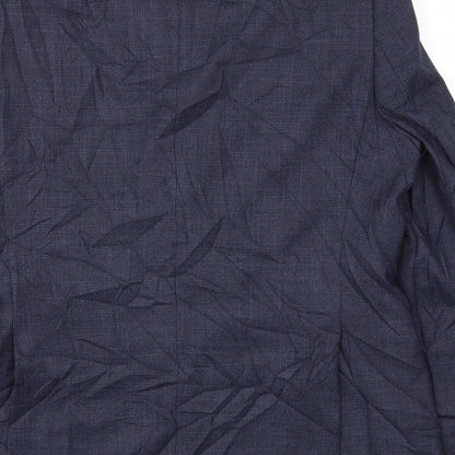Mens UK Size 42 M&S Regular Blue Suit Jacket
