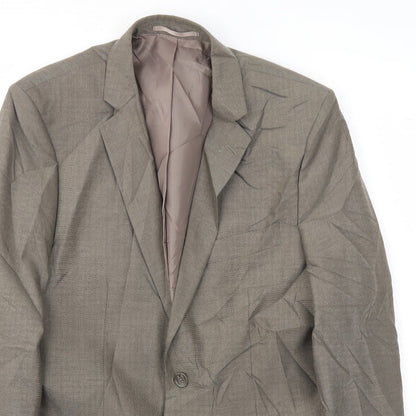 F&F Mens Brown   Jacket Blazer Size 38
