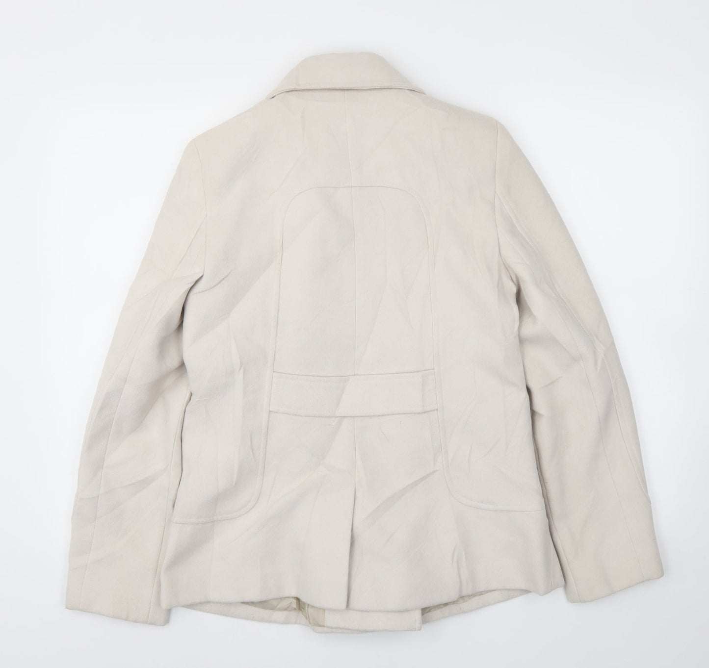 Womens UK Size 10 M&Co Ivory Jacket