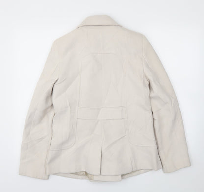 Womens UK Size 10 M&Co Ivory Jacket