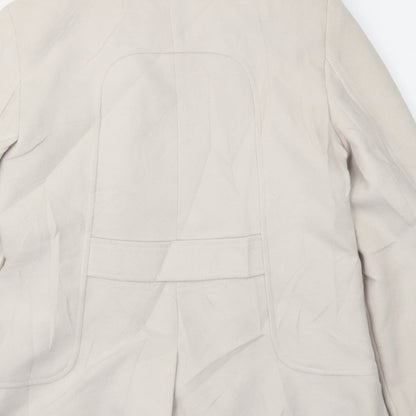 Womens UK Size 10 M&Co Ivory Jacket
