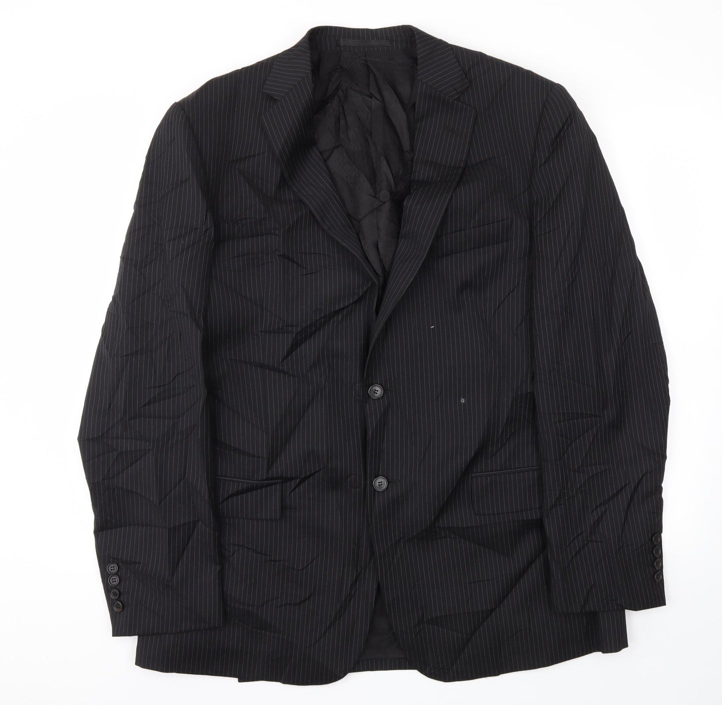 Mens UK Size 42 M&S Regular Black Suit Jacket