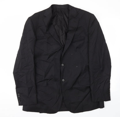 Mens UK Size 42 M&S Regular Black Suit Jacket