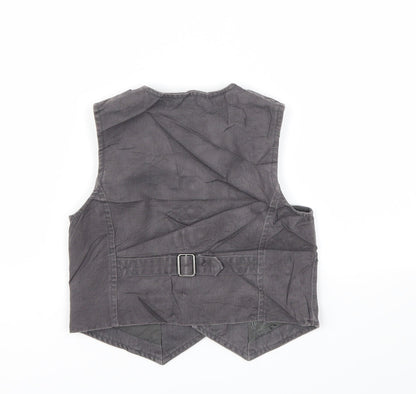 NEXT Boys Grey   Basic Jacket Waistcoat Size 4 Years