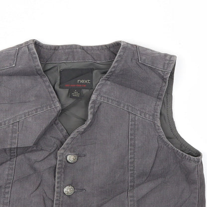 NEXT Boys Grey   Basic Jacket Waistcoat Size 4 Years