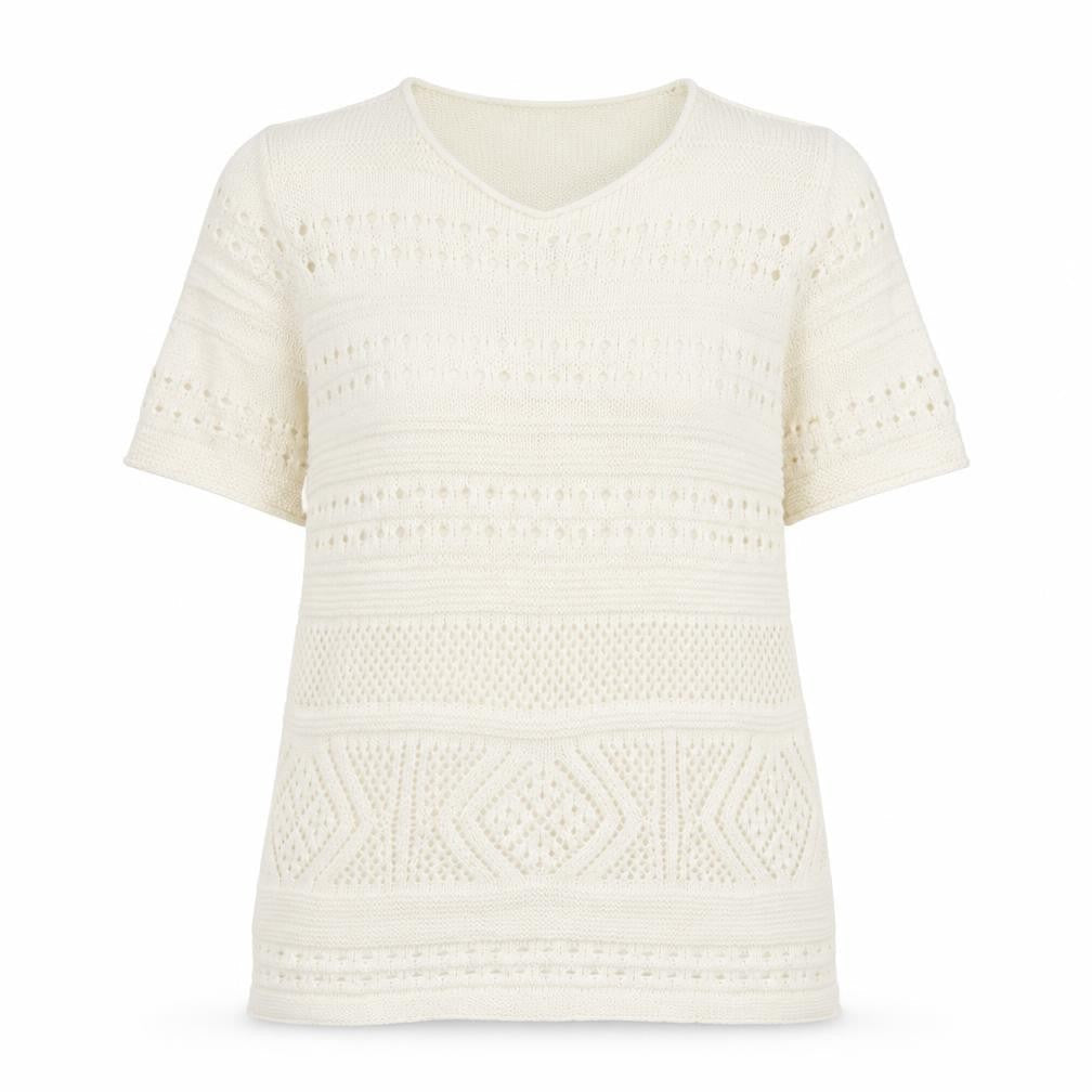Womens UK Size 14 George Ivory Pullover Jumper