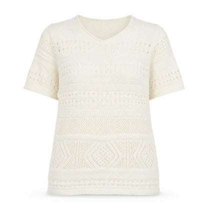 Womens UK Size 14 George Ivory Pullover Jumper