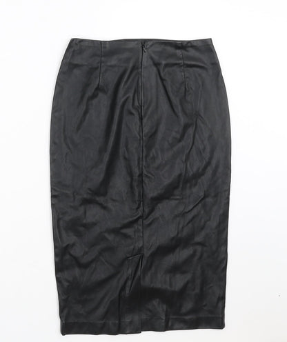 Marks and Spencer Womens Black   Straight & Pencil Skirt Size 8