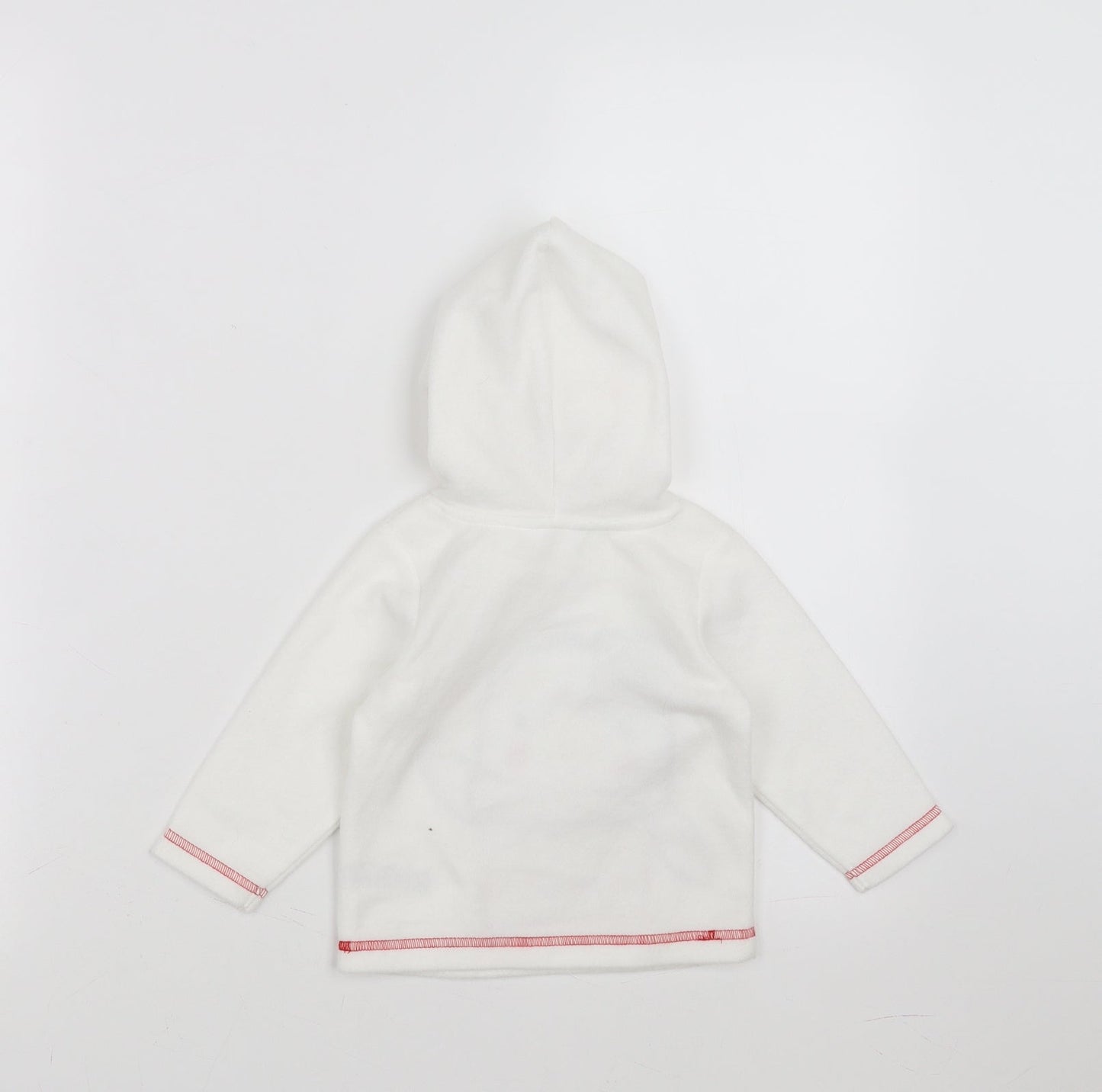 M&Co Girls White   Pullover Jumper Size 6-9 Months  - penguin