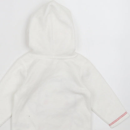M&Co Girls White   Pullover Jumper Size 6-9 Months  - penguin