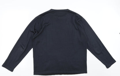 BHS Mens Blue   Pullover Jumper Size M