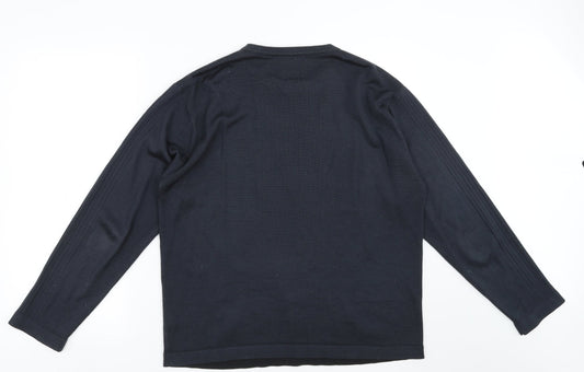 BHS Mens Blue   Pullover Jumper Size M