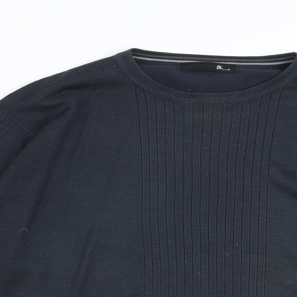 BHS Mens Blue   Pullover Jumper Size M