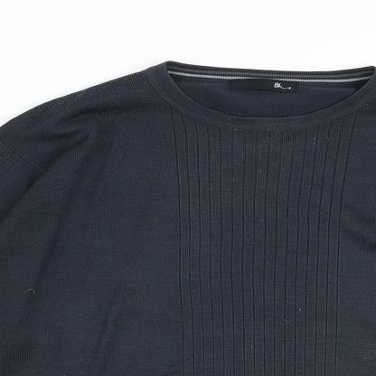 BHS Mens Blue   Pullover Jumper Size M