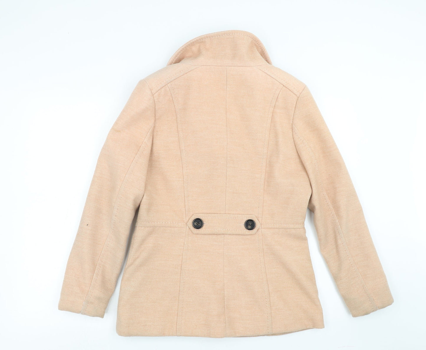 Womens UK Size 12 H&M Pink Pea Coat Coat