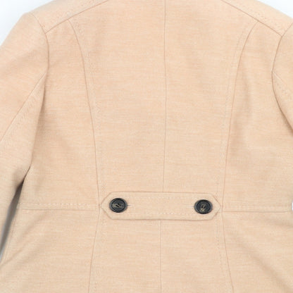 Womens UK Size 12 H&M Pink Pea Coat Coat