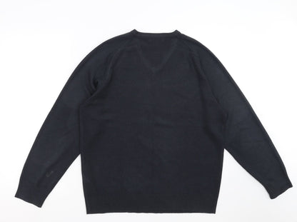 Marks and Spencer Mens Blue   Pullover Jumper Size M