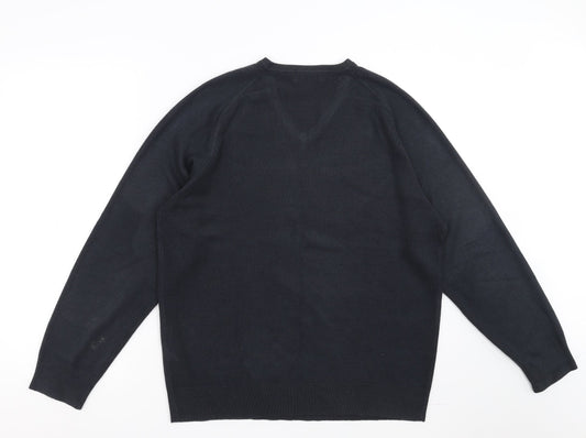 Marks and Spencer Mens Blue   Pullover Jumper Size M