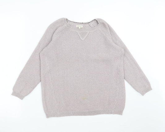 Womens UK Size 8 River Island Purple Pullover Jumper