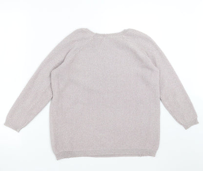Womens UK Size 8 River Island Purple Pullover Jumper