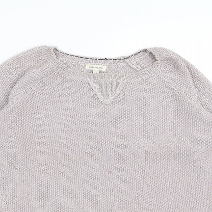 Womens UK Size 8 River Island Purple Pullover Jumper