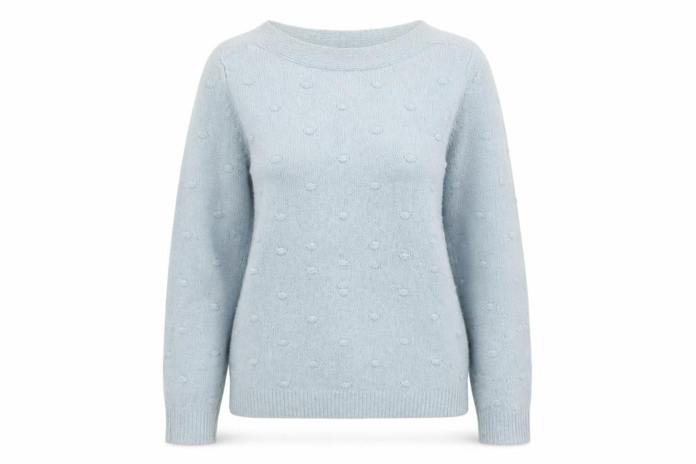 Womens UK Size 12 M&Co Blue Pullover Jumper