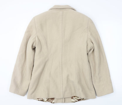 Womens UK Size 14 Klass Beige Jacket