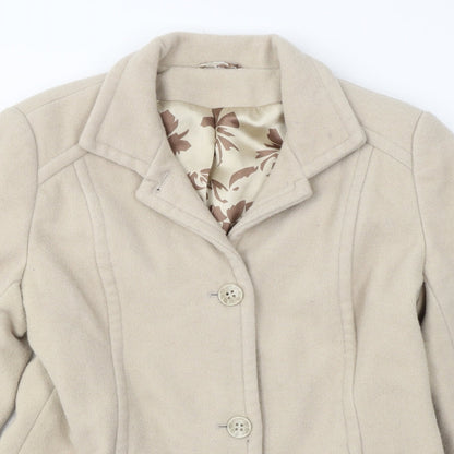 Womens UK Size 14 Klass Beige Jacket