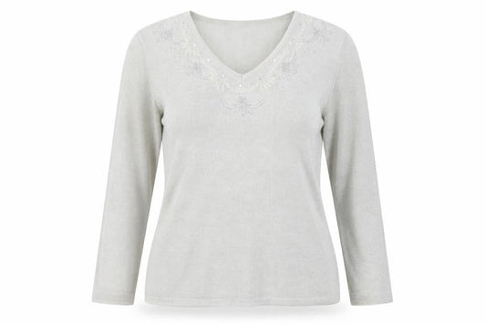 Bonmarché  Womens Grey   Basic T-Shirt Size S