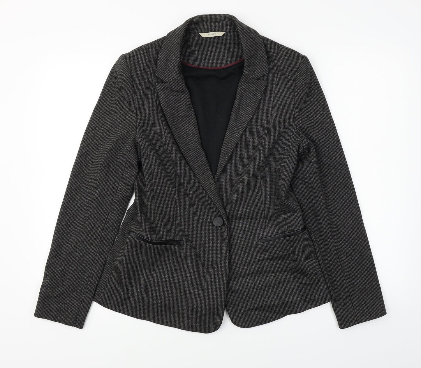 George  Womens Grey   Jacket Blazer Size 12