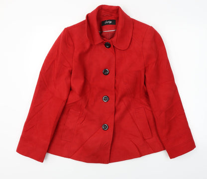 Womens UK Size 16 BHS Red Jacket
