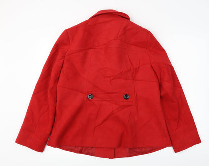 Womens UK Size 16 BHS Red Jacket