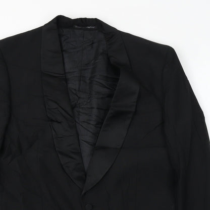 Mens UK Size 40 jonelle Regular Black Suit Jacket