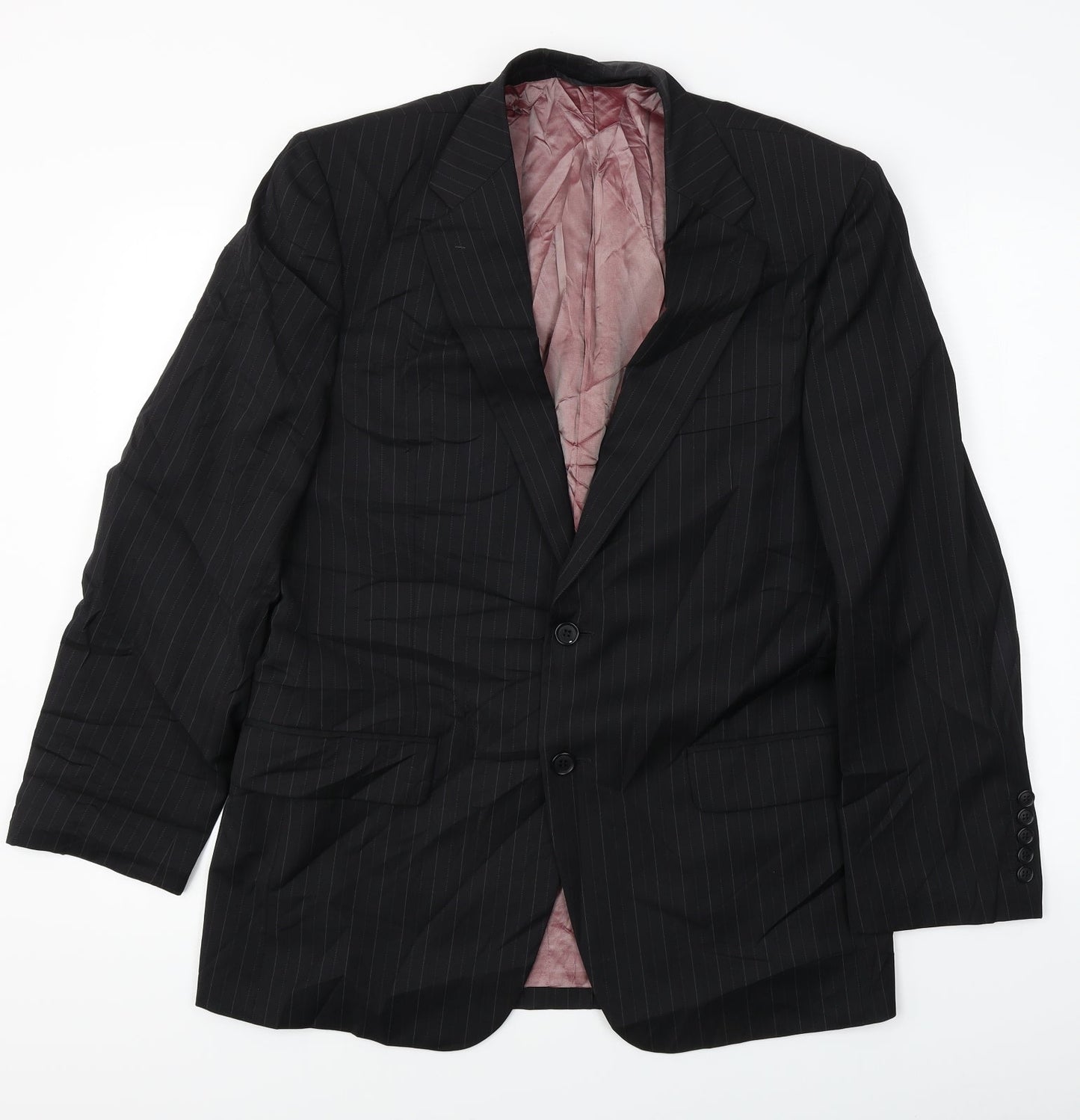 Mens UK Size M Marks and Spencer Regular Black Suit Jacket