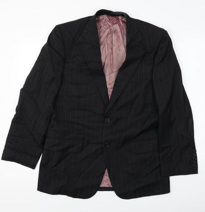 Mens UK Size M Marks and Spencer Regular Black Suit Jacket