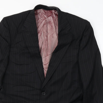 Mens UK Size M Marks and Spencer Regular Black Suit Jacket