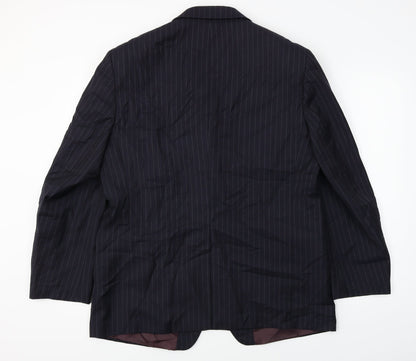 Mens UK Size 44 Marks and Spencer Regular Blue Suit Jacket