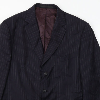 Mens UK Size 44 Marks and Spencer Regular Blue Suit Jacket