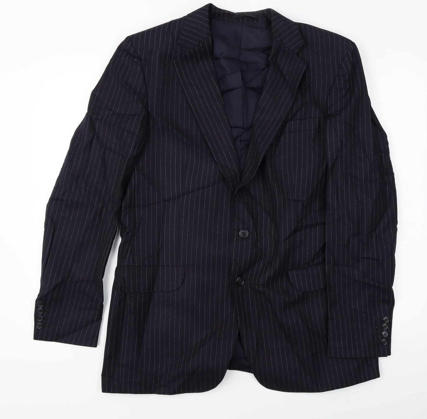 gibs of london Mens Blue   Jacket Blazer Size 40
