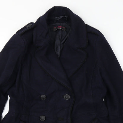 New Look  Womens Blue   Jacket Coat Size 10