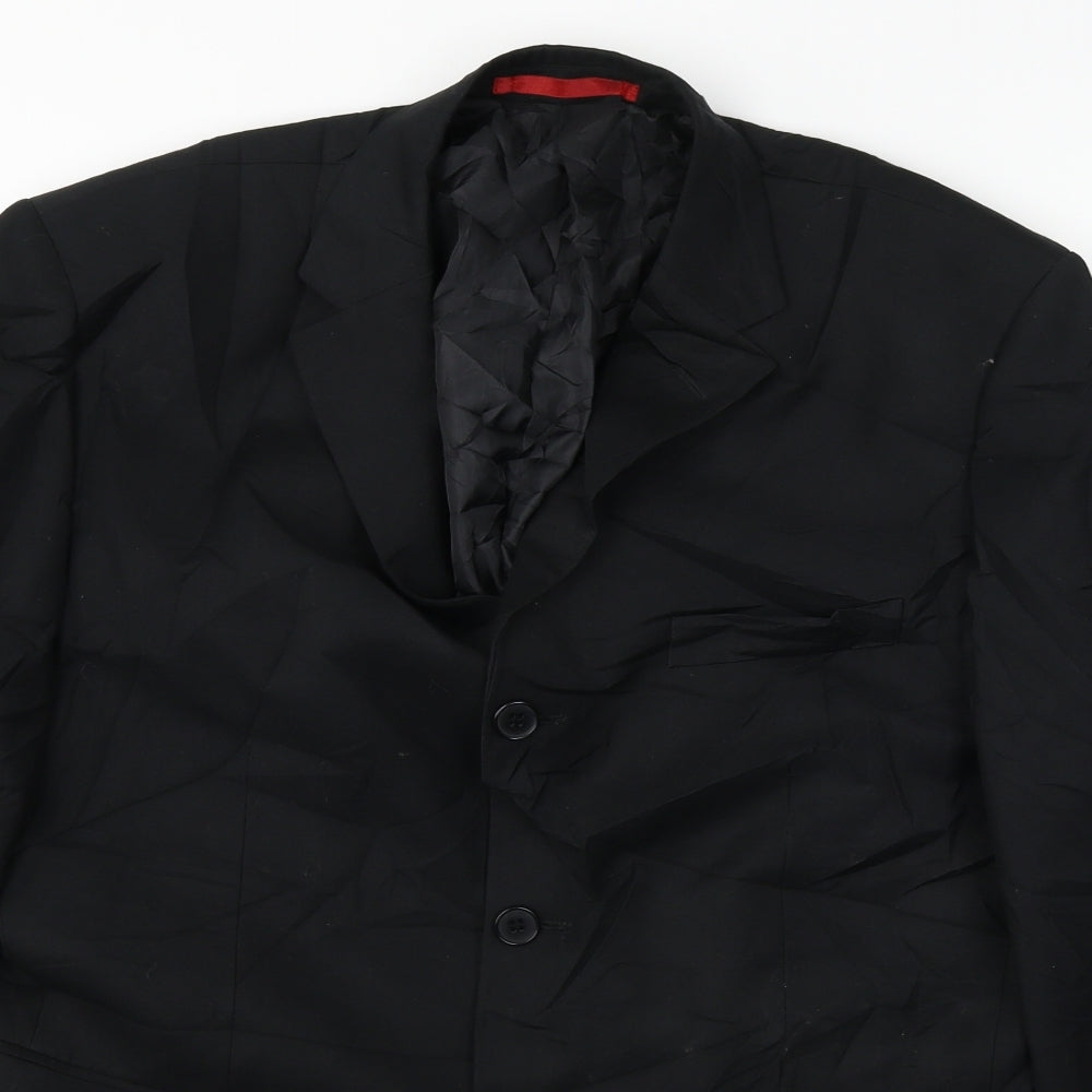 Mens UK Size 40 Burton Regular Black Suit Jacket