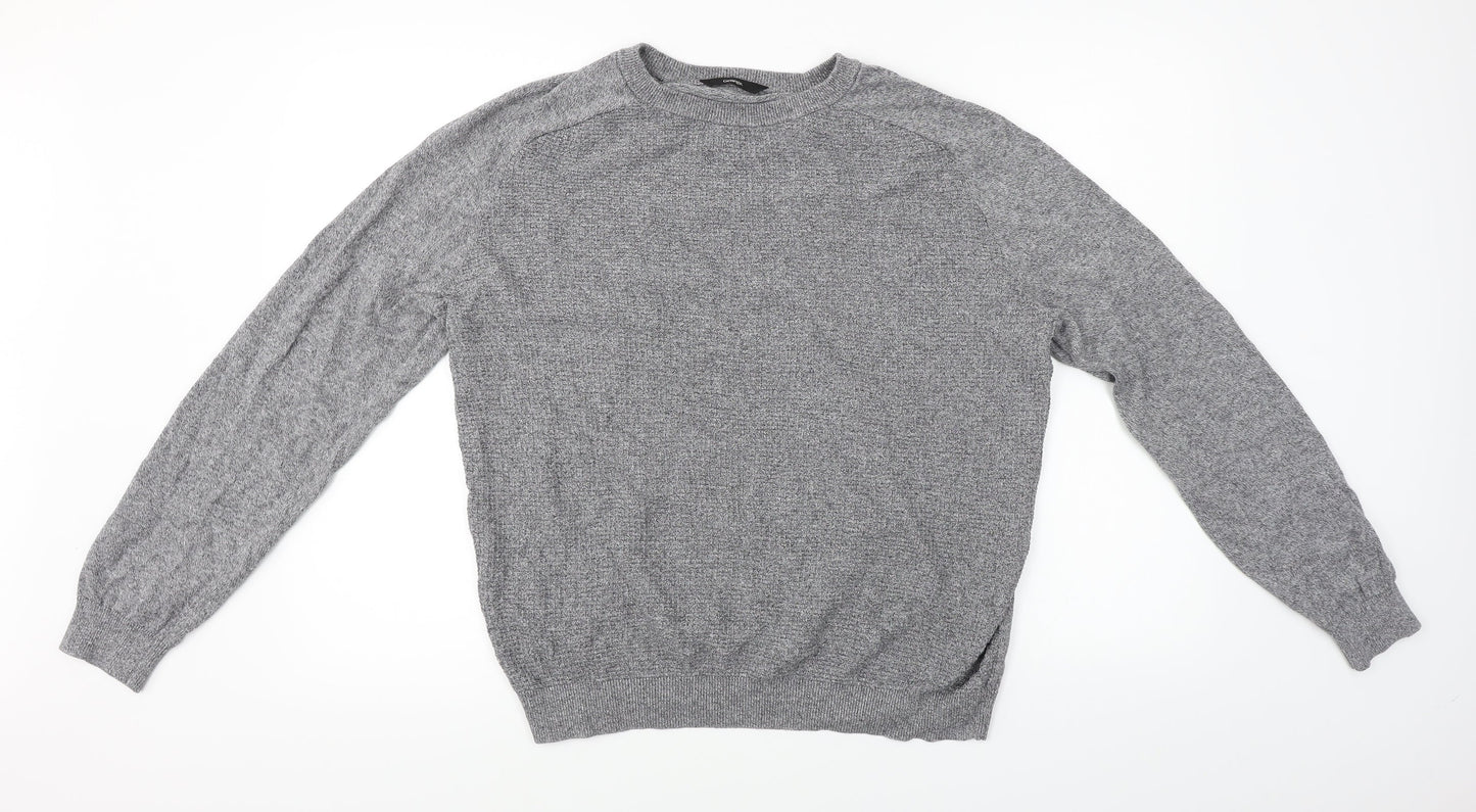 George  Mens Grey   Pullover Jumper Size L