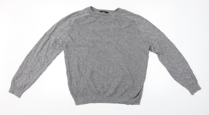 George  Mens Grey   Pullover Jumper Size L