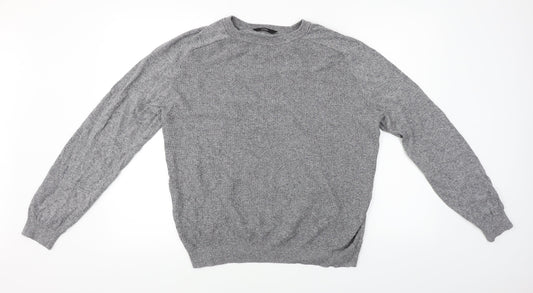 George  Mens Grey   Pullover Jumper Size L